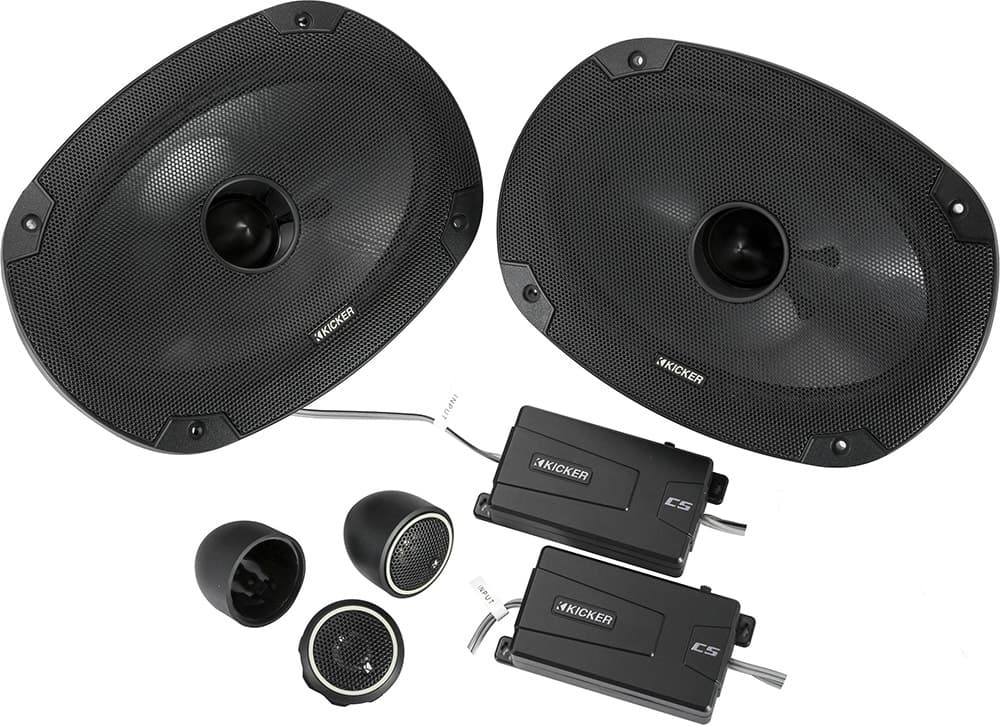 Kit Alto-falantes Kicker 6 X 9" + Tweeter 3/4" 46Css694 - 150 Watts