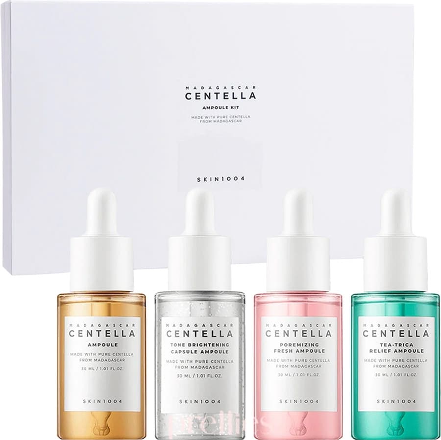 Kit Ampola Skin1004 Madagascar Centella Ampoule - 30mL (4 Unidades)