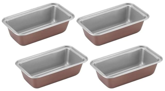 Kit Assadeira para Pão Cuisinart Mini Loaf Pan Cmbm-4LPBZ (4 Peças)