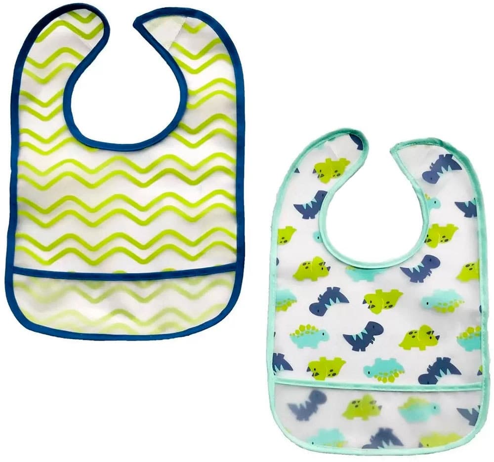 Kit Babadores Buba com Bolso Dino