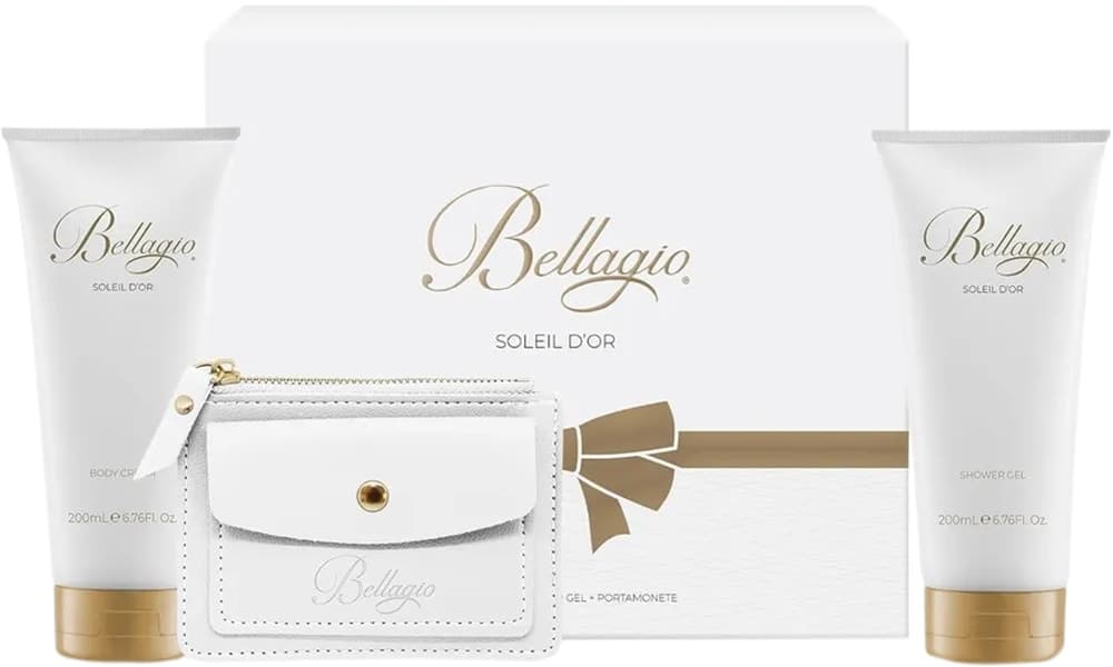 Kit Bellagio Soleil D´or Creme Corporal 200mL + Gel de Banho 200mL