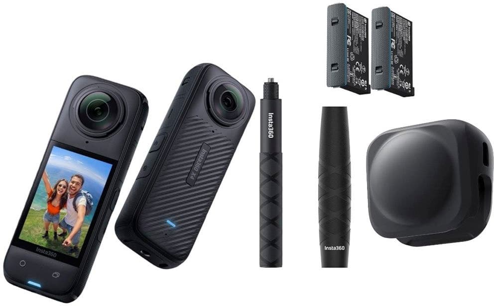 Kit Câmera de Ação Insta360 X4 Travel Bundle
