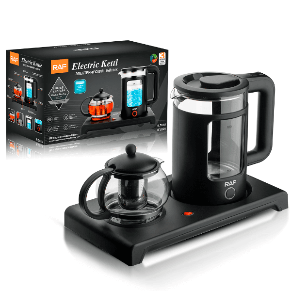 Kit Chaleira e Cafeteira Raf R.7855 1.8/0.6L 1500W 220V