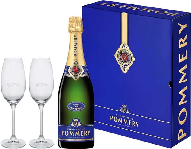 Kit Champagne Pommery Brut Royal + 2 Taças