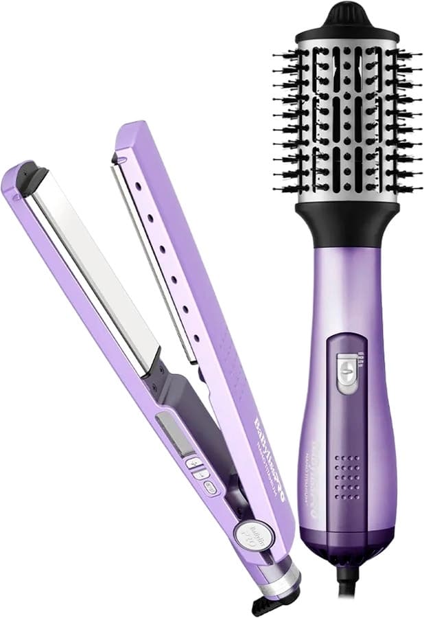 Kit Chapinha e Escova Secadora BaBylissPRO Nano Titanium BNTLVPP44UZ
