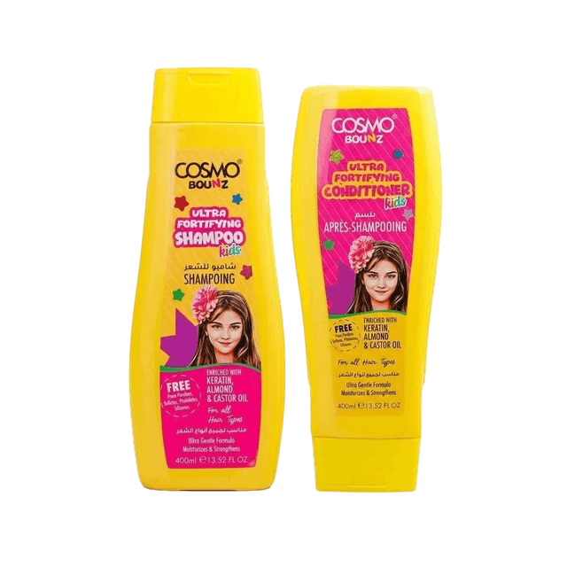 Kit Shampoo e Condicionador Cosmo Boounz Fortizz 400ml