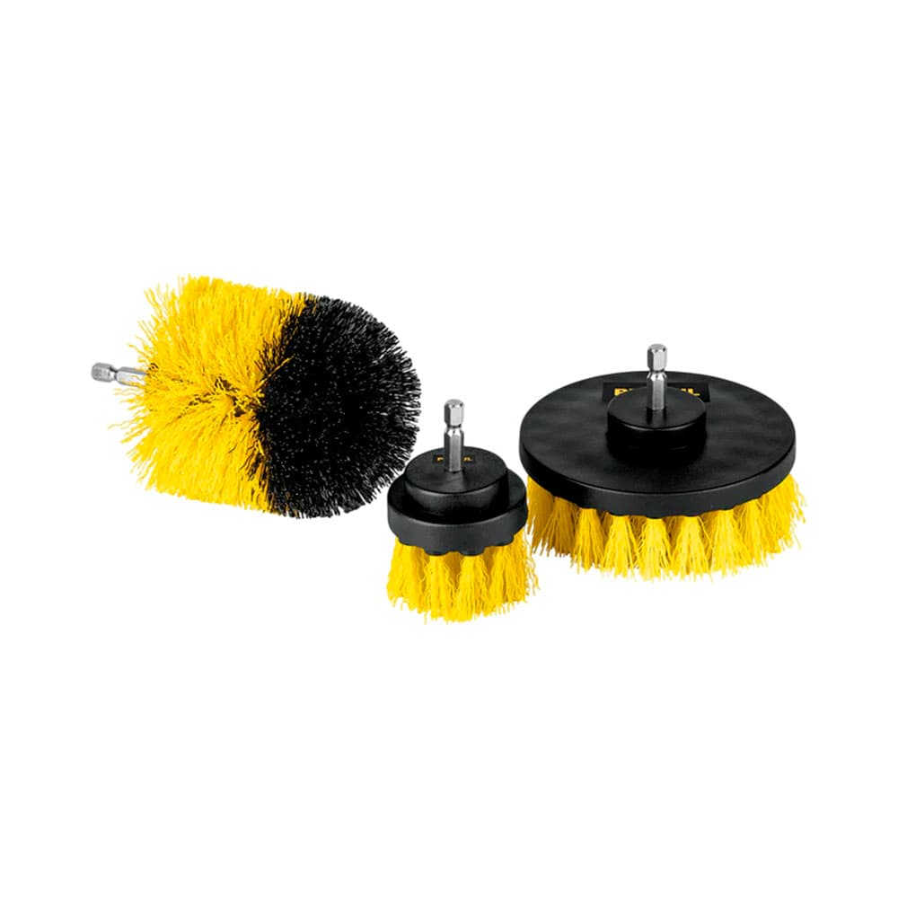 Kit 3 Escovas Multiuso para Furadeira Pretul Tr28152