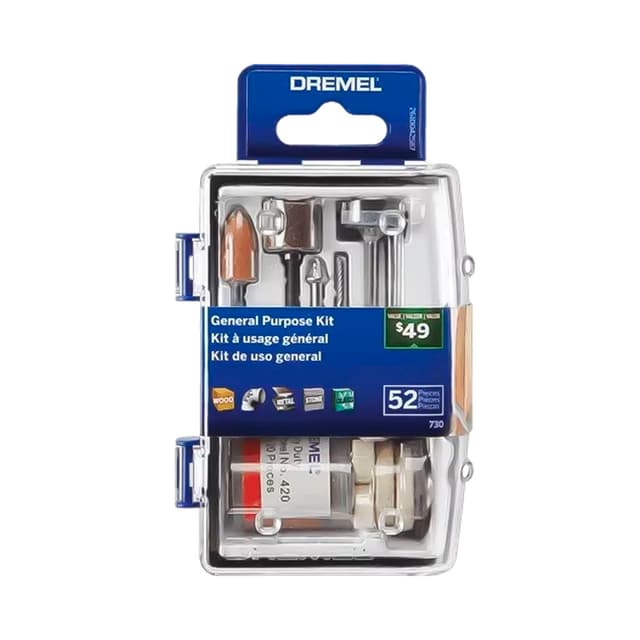 Kit de Acessórios Dremel com 52 Peças
