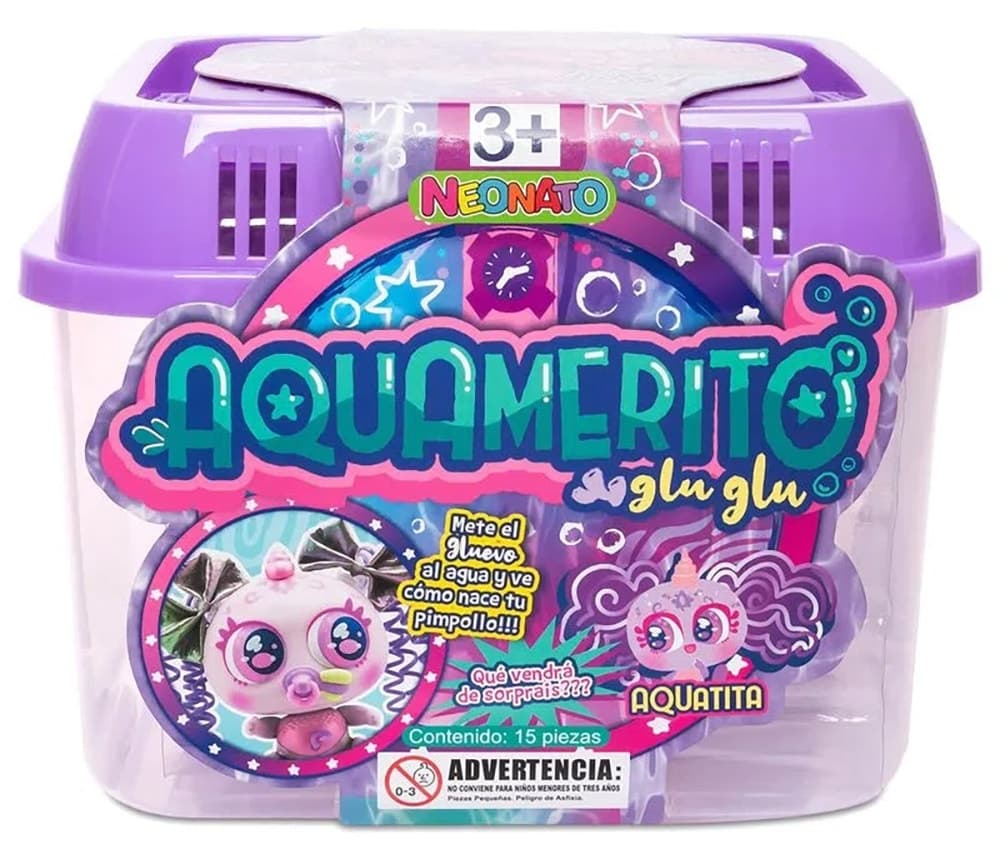Kit Aquamerito Aquatita Distroyer Neonate Roxo (15 Pçs)