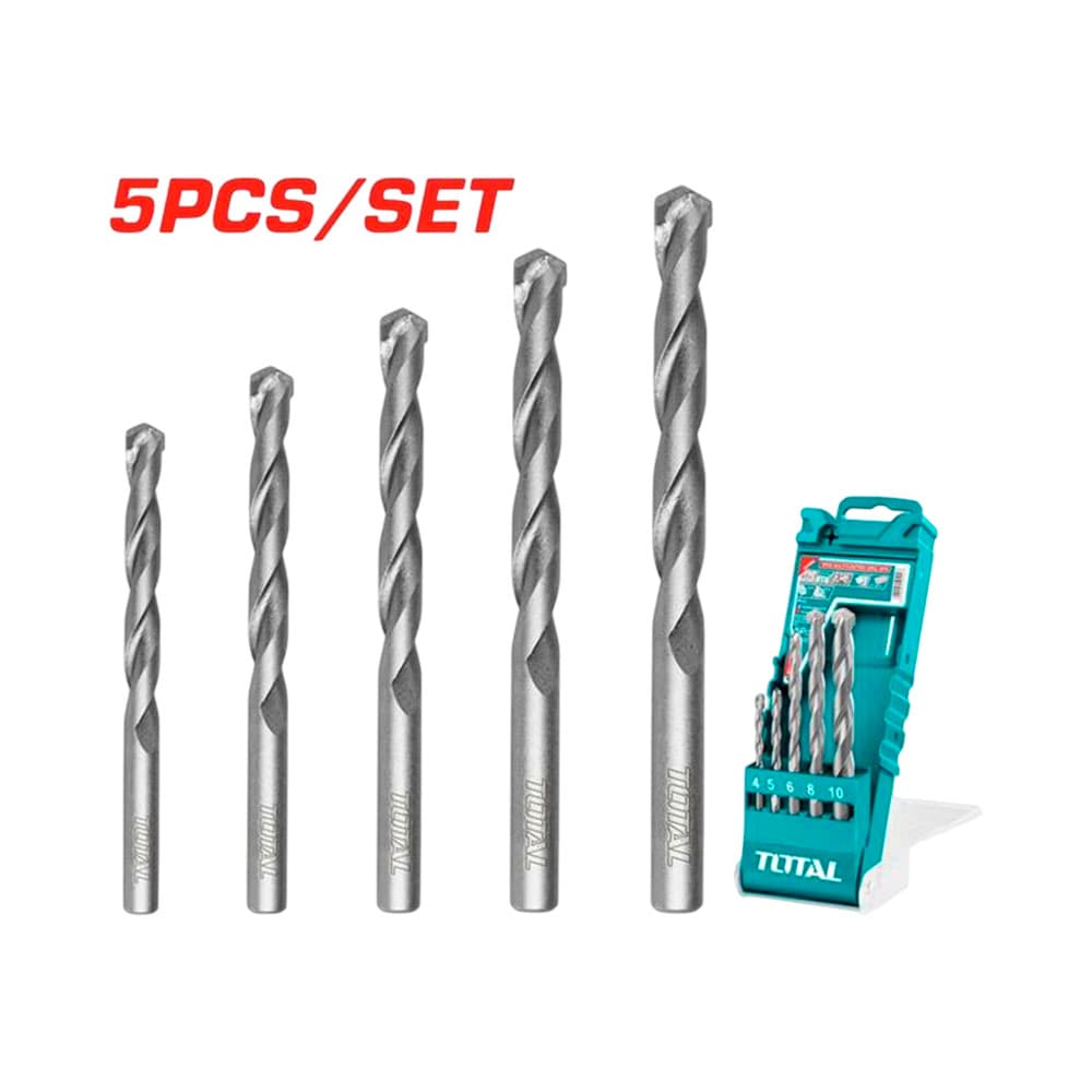 Kit de Brocas Multimateriais Total 5 Peças