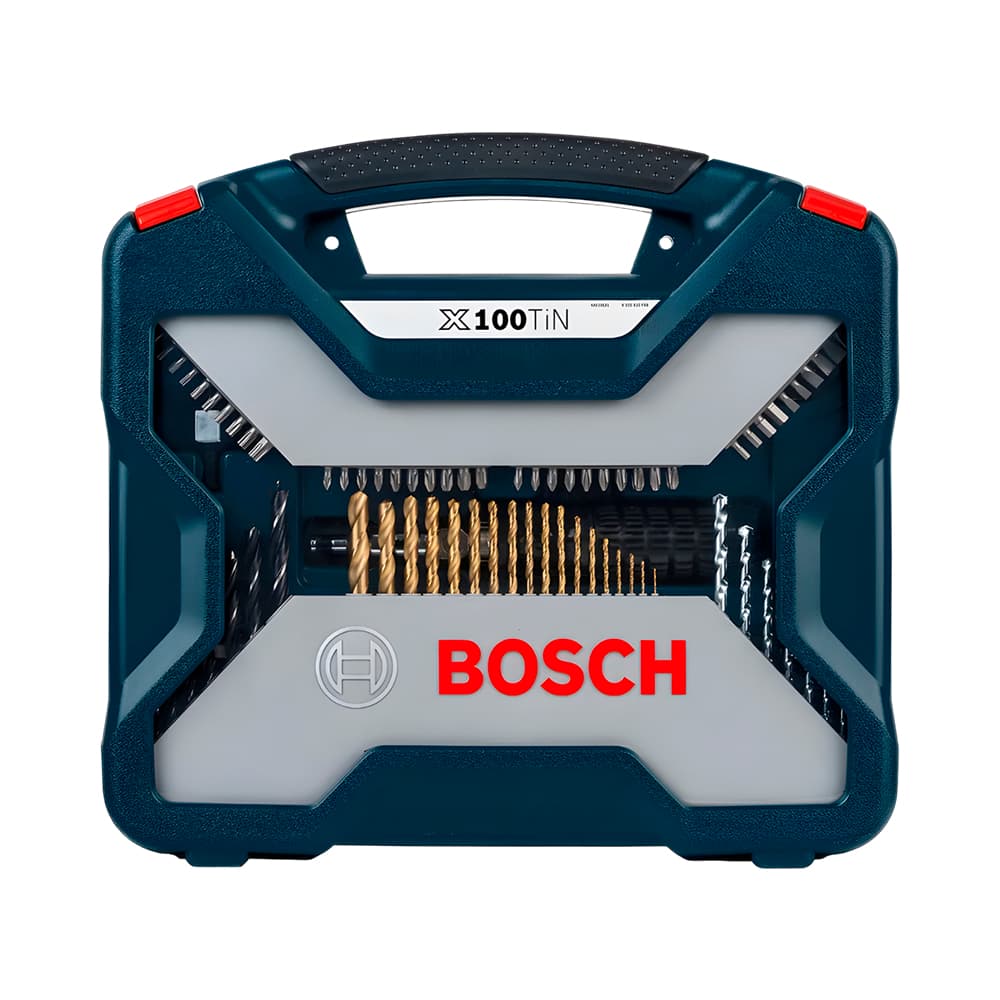 Kit de Brocas e Pontas de Titânio Bosch X-Line 100 Peças