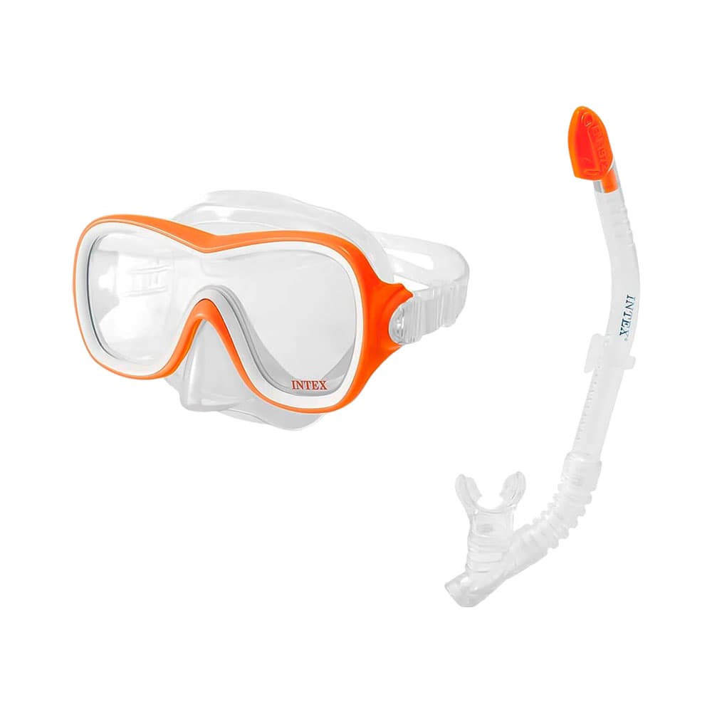 Kit de Mergulho Intex Wave Rider Transparente/Laranja