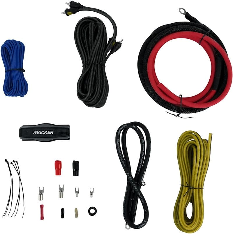 Kit de cabos para amplificador 600W - Kicker 47VK8