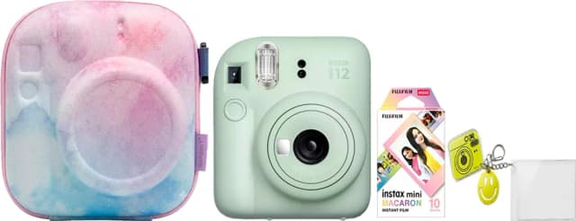 Kit de Câmera Instantânea Fujifilm Instax Mini 12 Verde