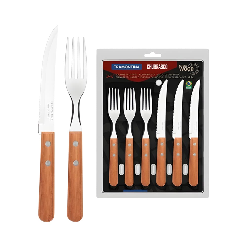 Kit de Facas para Churrasco Tramontina Dynamic 12 Peças