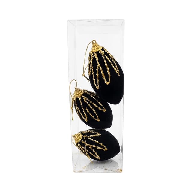 Kit de Decoraciones Navideñas Oriente Mg260784 11CM 3 Piezas