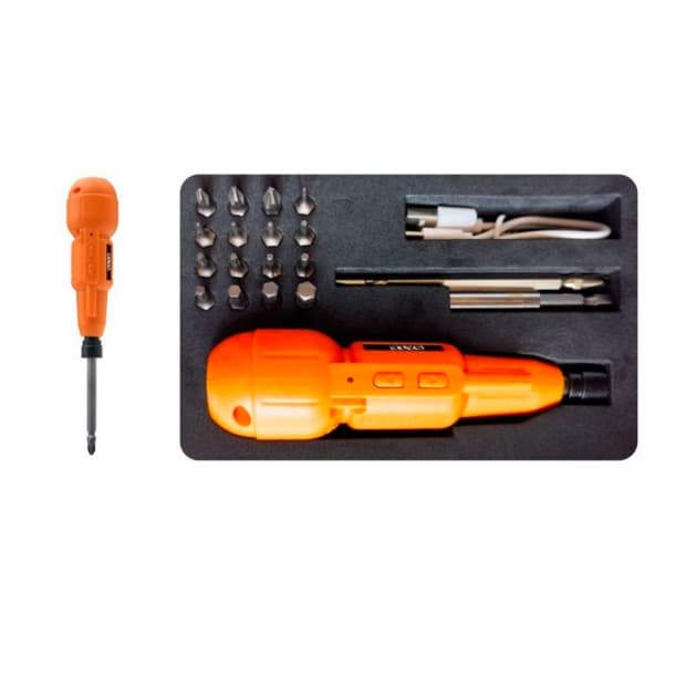 Kit de Ferramentas Sate A-Tk81 c/Bateria Laranja