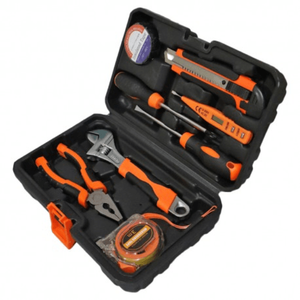 Kit de Ferramentas Tucano Tc-008H com 8 Peças - Laranja/Preto