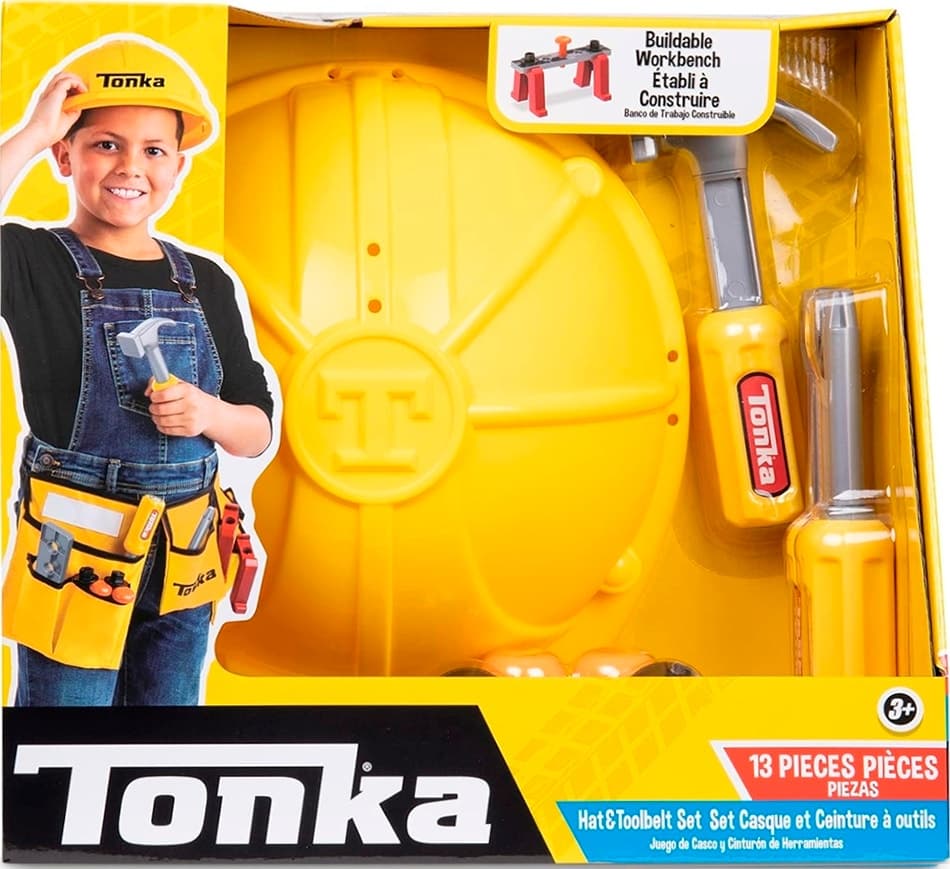 Kit de Ferramentas Tonka com Capacete