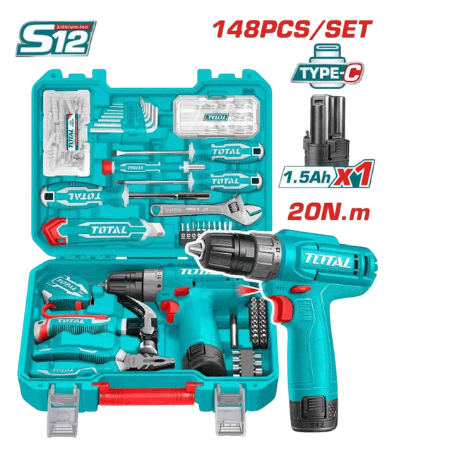 Kit de Ferramentas Total Thkthp41487