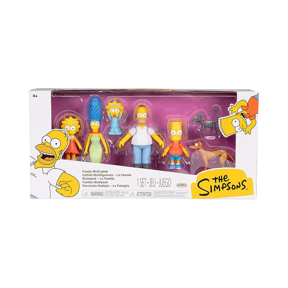 Kit de Figuras The Simpsons Family Multi-Pack Jakks Pacific 17539