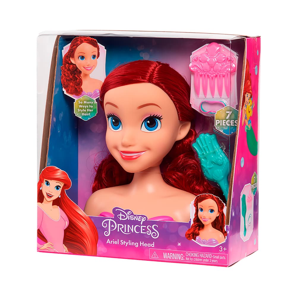 Kit de Jogo Disney Princess Ariel Styling Head 7 Peças