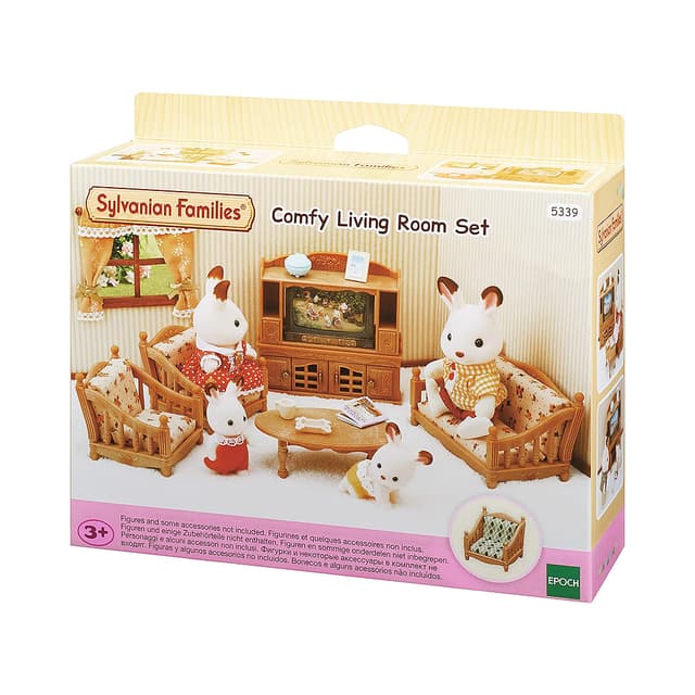 Kit de Jogo Sylvanian Families Comfy Living Room Set 5339