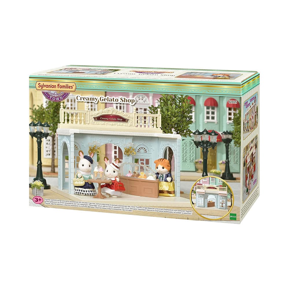 Kit de Brinquedo Epoch Sylvanian Families Creamy Gelato Shop 6008
