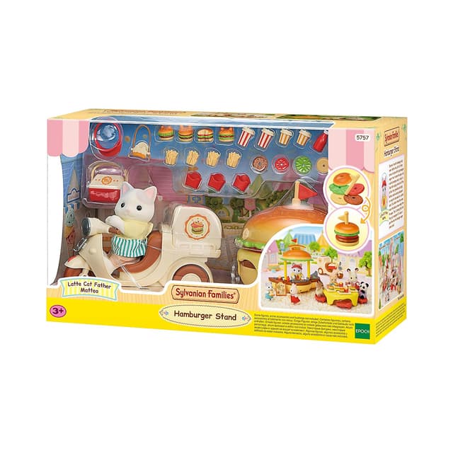 Kit de Jogo Epoch Sylvanian Families "Hamburger Stand" 5757