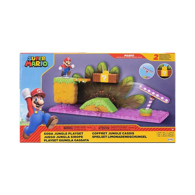 Kit de Jogo Jakks Pacific Super Mario Soda Jungle Playset 42161