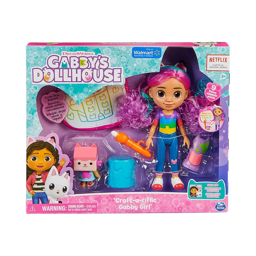 Kit de Jogo Spin Master Dreamworks Gabby's Dollhouse Craft-A-Riffic Gabby Girl