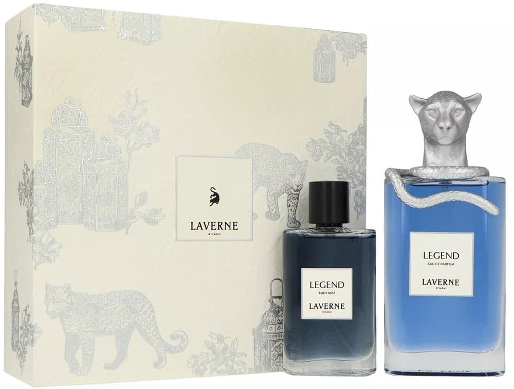 Kit Perfume Laverne Yiyadh Legend Body Mist 50ml + EDP 100ml Feminino