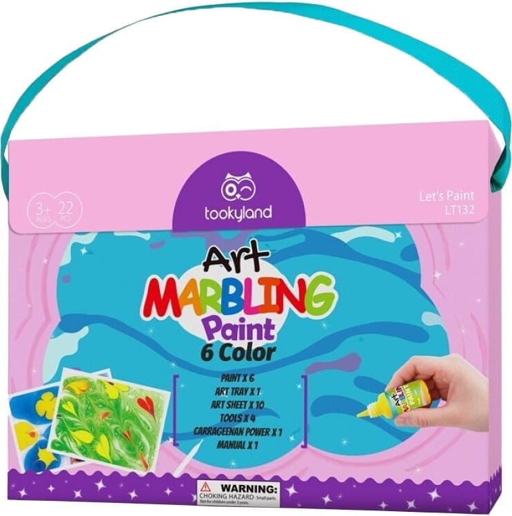 Kit de Pintura para Marmorização Tookyland Marbling Paint - Lt132 (6 Cores)