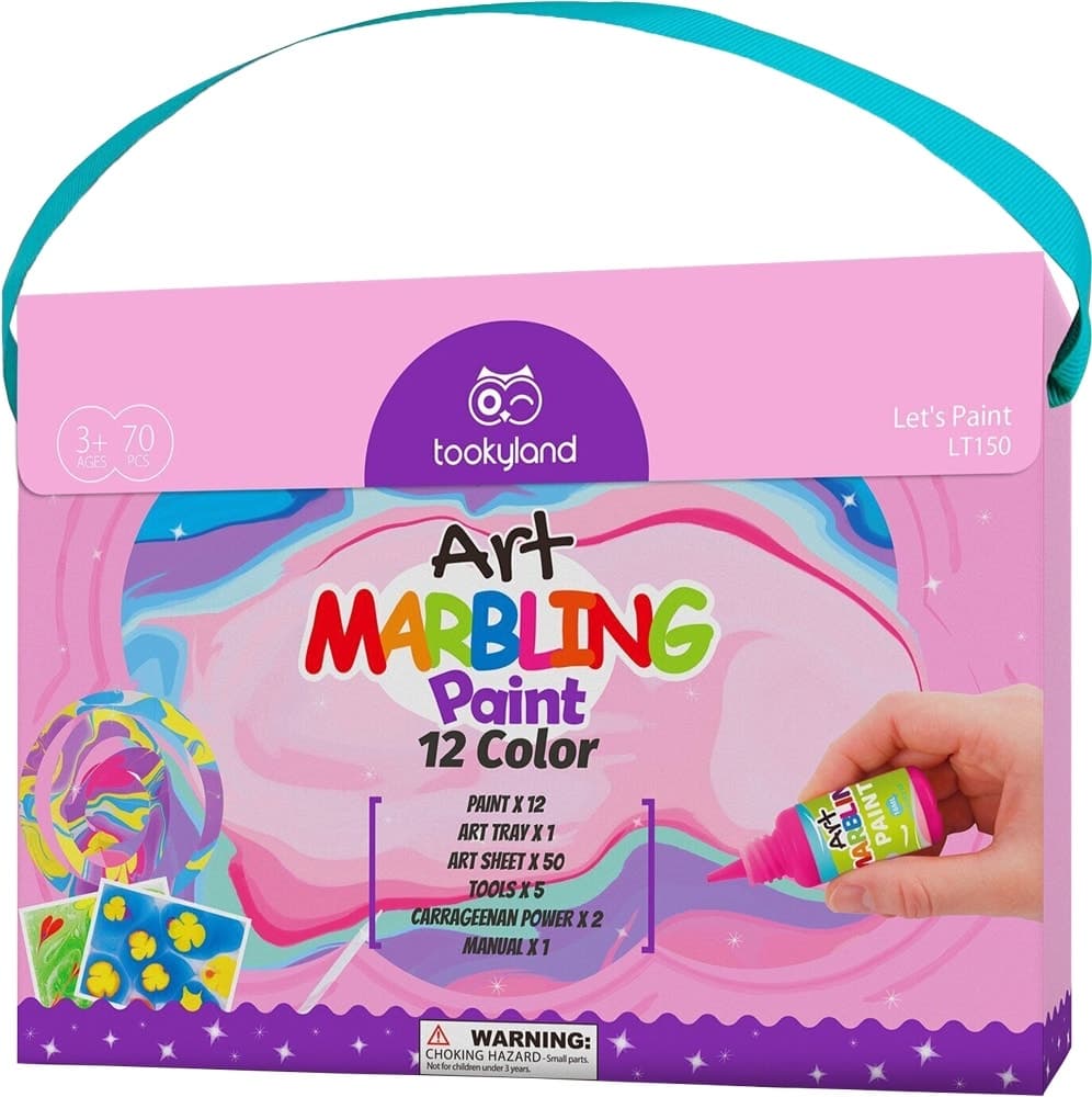 Kit de Pintura para Marmorização Tookyland Marbling Paint - Lt150 (12 Cores)