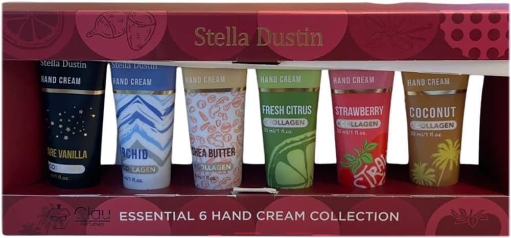 Kit de Creme para Mãos Stella Dustin Collection 6x30mL