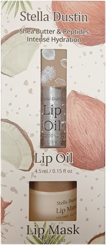 Kit Óleo Labial + Máscara Labial Stella Dustin Coco