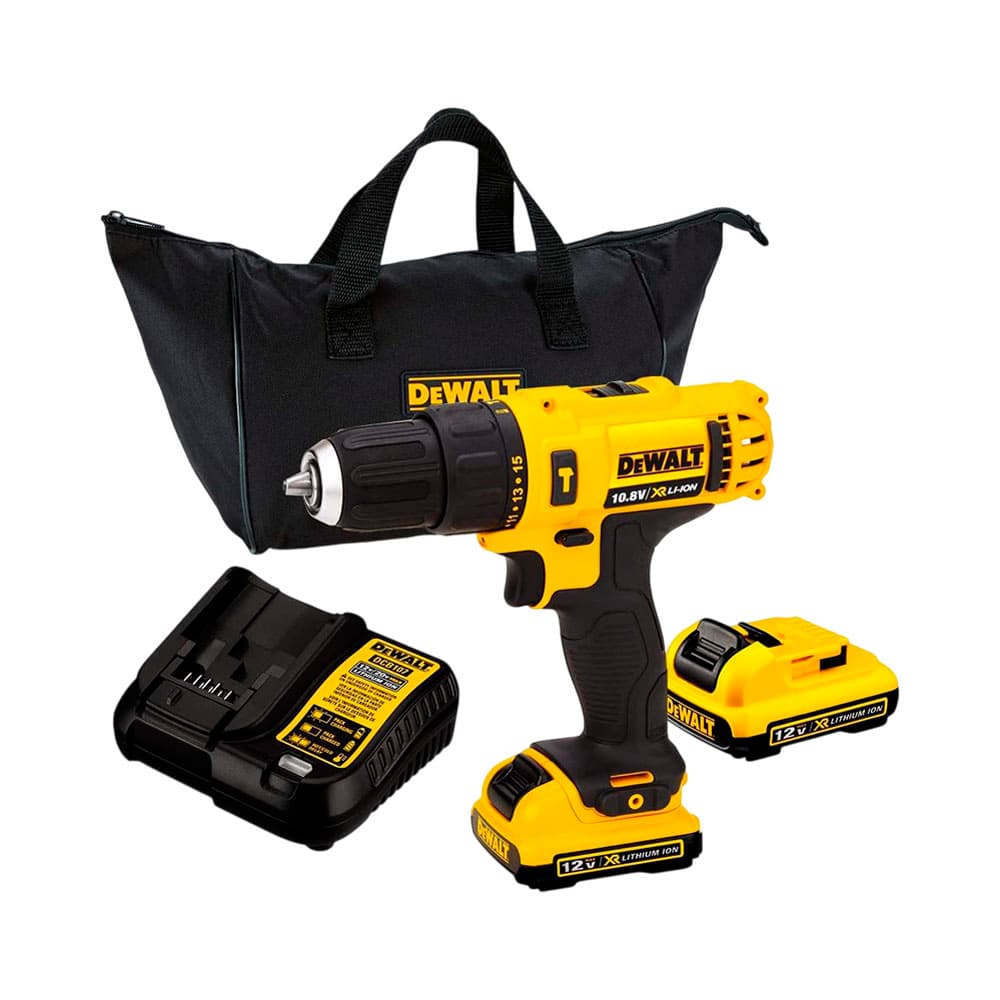 Kit de Furadeira/Atornilhador DeWalt DCD716D2-Br Bivolt