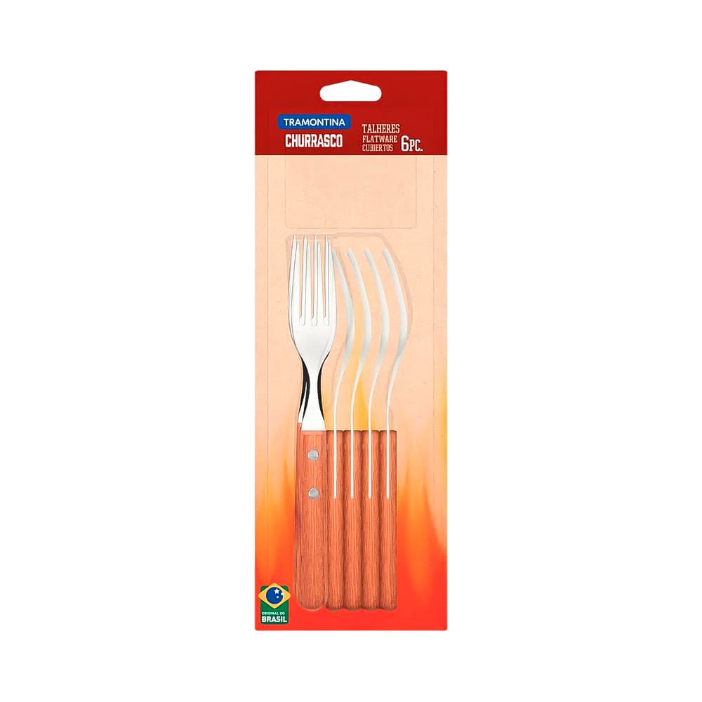 Kit de Garfos Tramontina Churrasco 22302/600 6 Peças