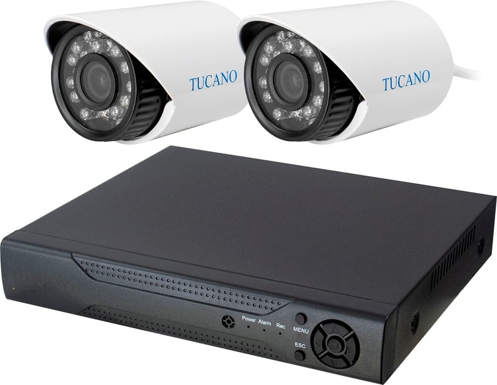 Kit Dvr e Câmeras Tucano Video Recorder K02