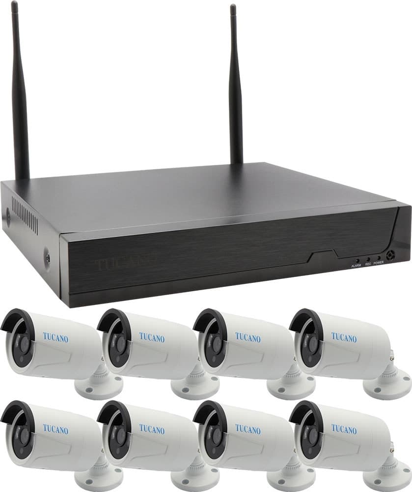 Kit Dvr e Câmeras WiFi Tucano Video Recorder 5G Tc-Wf08