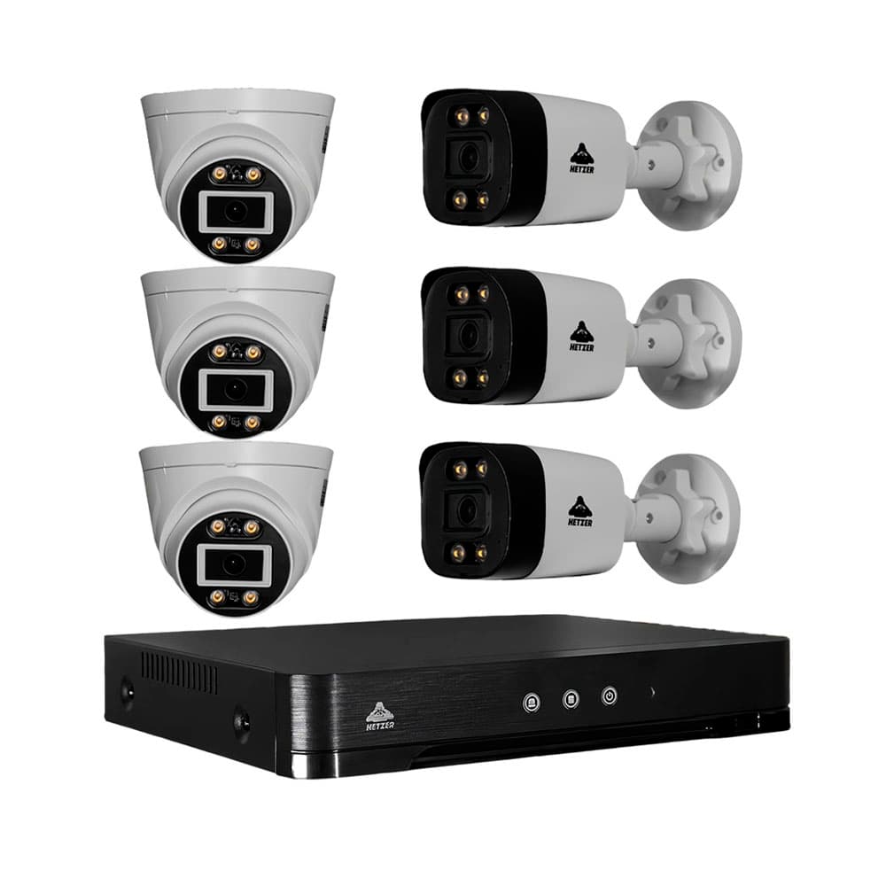 Kit Dvr Hetzer Vision com Câmeras 16 Canais