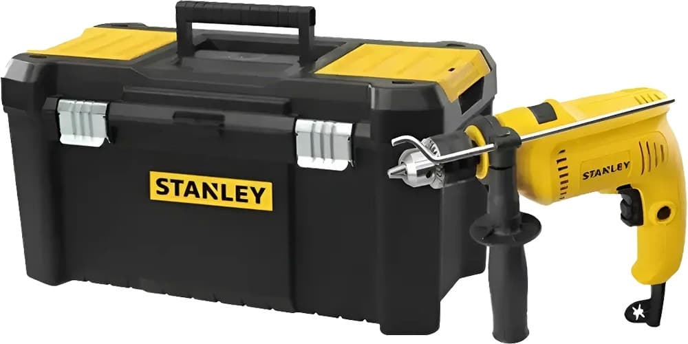 Kit Furadeira de Impacto Stanley SDH600TV-Ar 600W 220V/50Hz