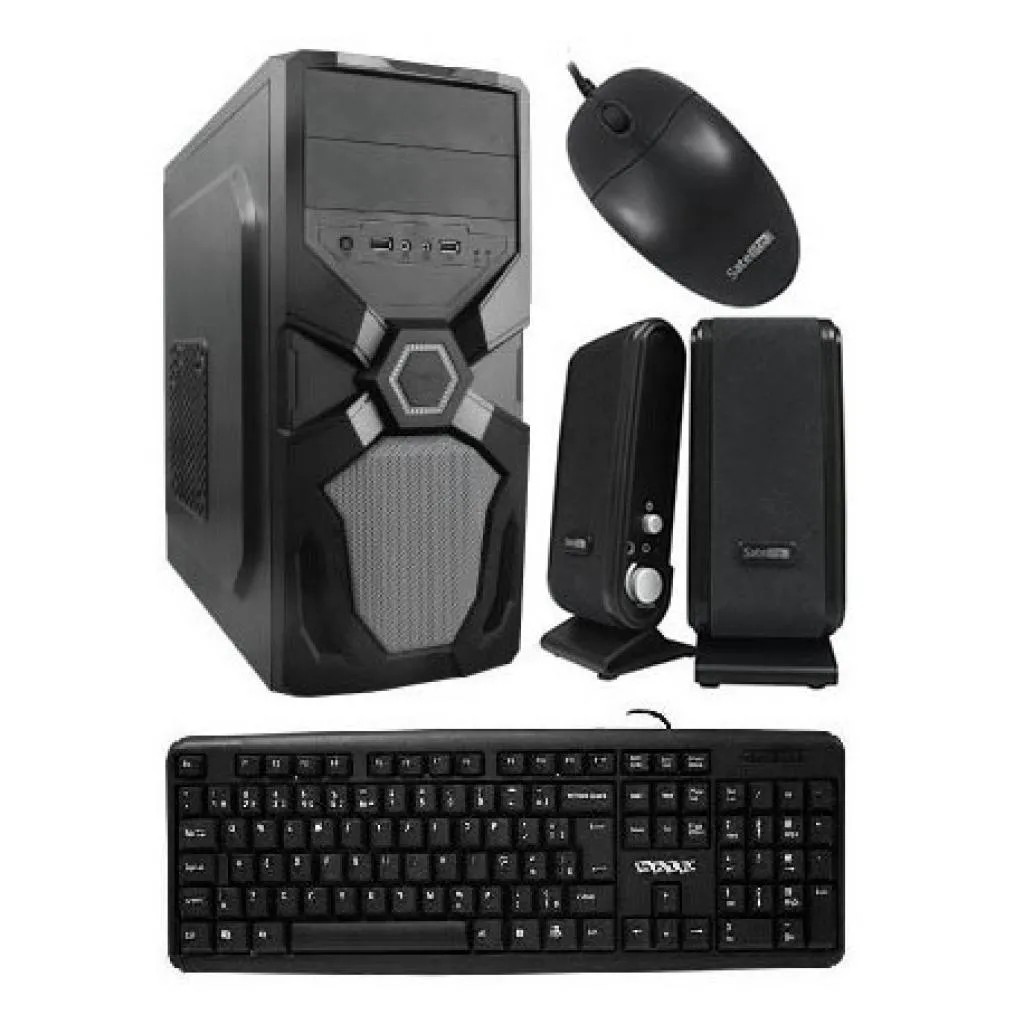 Kit Teclado e Mouse Satellite K-731 Português Preto