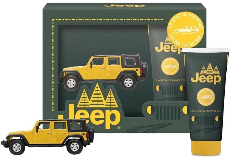Kit Jeep Adventure Shampoo + Gel de Banho 200mL + Brinquedo de Carrinho