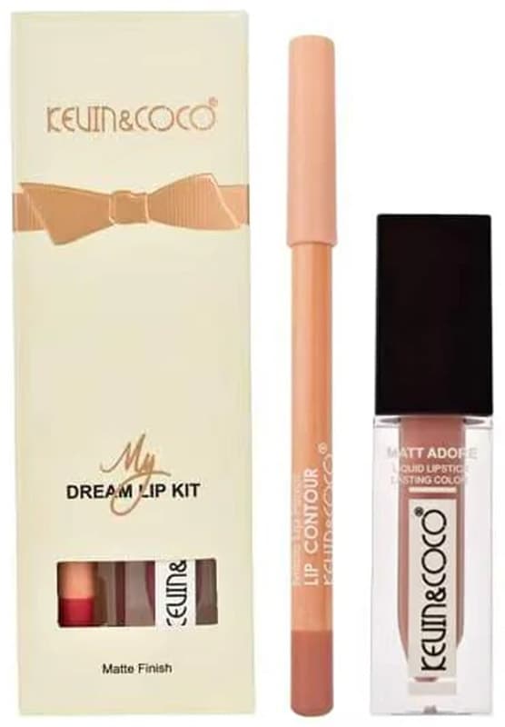 Kit Lápis Labial + Batom Líquido Kevin & Coco My Dream - Kc1004