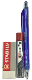 Anúncio: Kit Lapiseira e Borracha Stabilo 0.7 mm 3557 - Azul