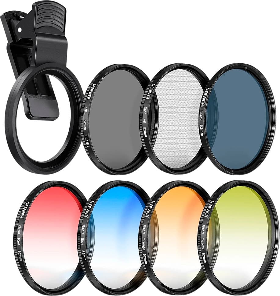 Kit Filtro de Lente para Celular Neewer 52MM Nd32