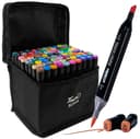 Anúncio: Kit de Marcadores Touch Dupla Ponta 80 Cores (80 peças)