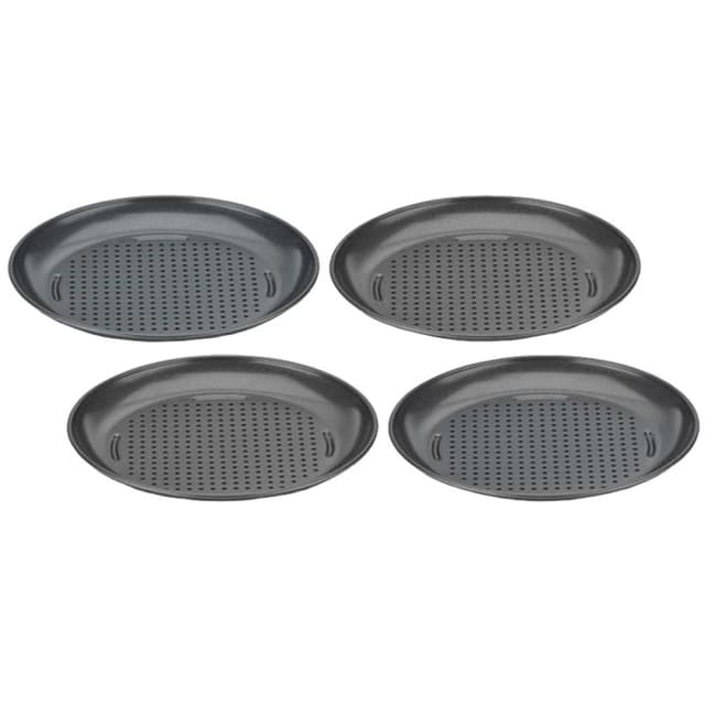 Kit Mini Formas de Pizza Antiaderente 4 Peças 18 Cm Cuisinart Cmbm-4PP