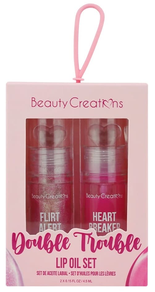 Kit Óleo Labial Beauty Creations Double Trouble (2 Cores de 4.5mL)